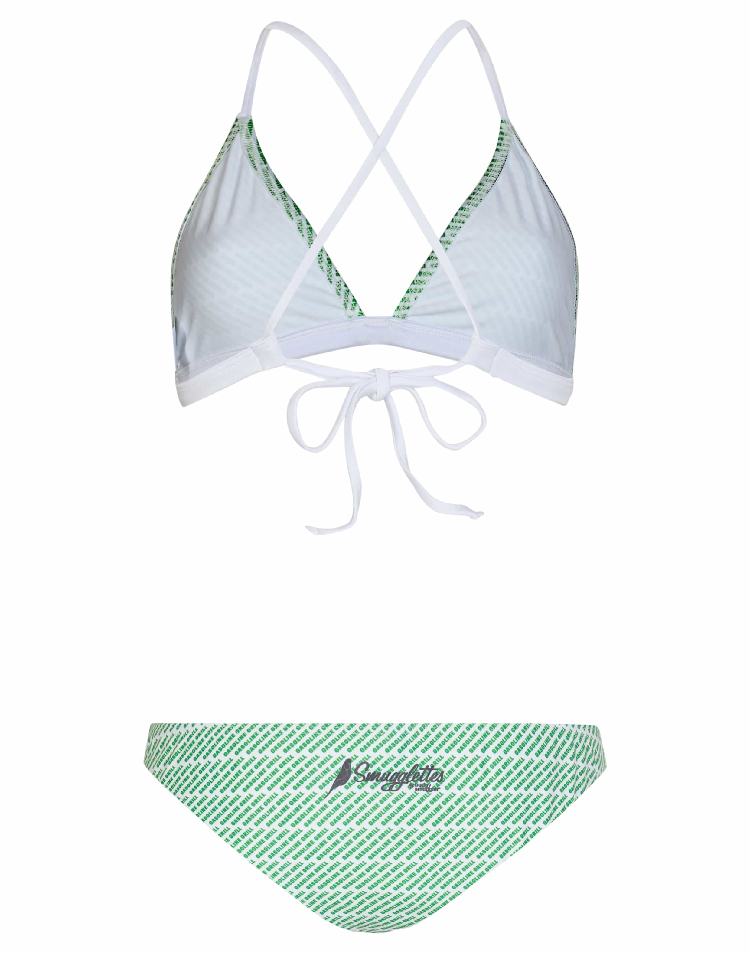 Gasoline Grill Swim Team Bikini White XS - Main Image